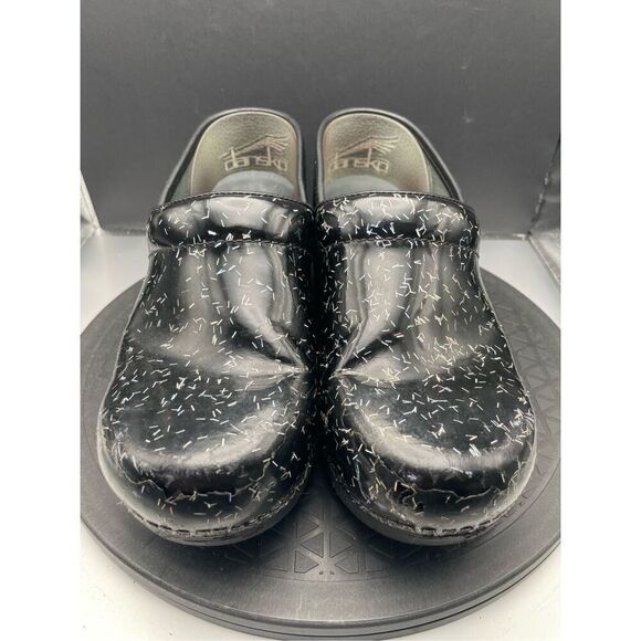 Dansko XP 2.0 Rainbow Sprinkles Confetti Clogs Womens Size 38 EU / 8 US Black - Picture 2 of 12